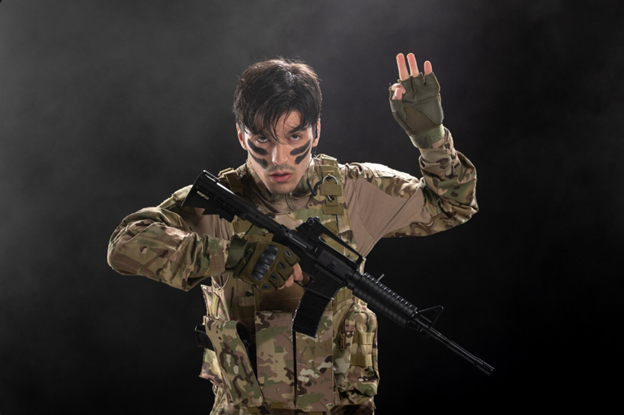 realistic combat writing